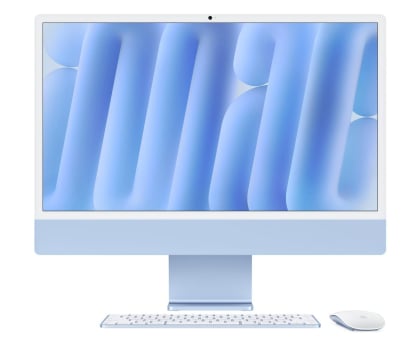 Komputer All In One Apple iMac 24 M4/32GB/2TB/MacOS Retina 4,5K Niebieski 10R GPU